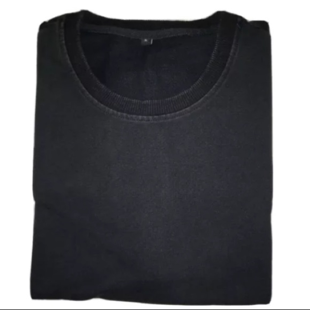 ESNTLS FADED BLACK OVERSIZED DROP SHOULDER TEE